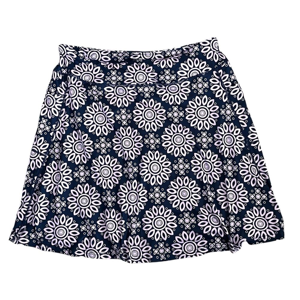 Koralhy Skort Skirt Sz XL Pickleball Golf Modest 20" UV Protection Pockets Navy